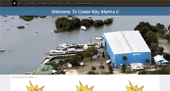 Desktop Screenshot of cedarkeymarina.net